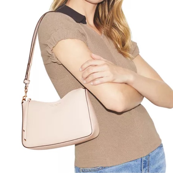 Tory Burch Blush Pink Shoulder Bag with Gold Chain - Picture 14 of 15